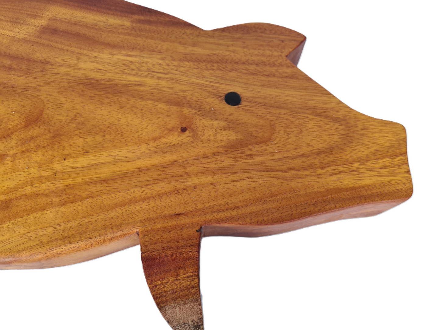 Schneidebrett mit Saftrille in Schweineform - Santa Holz