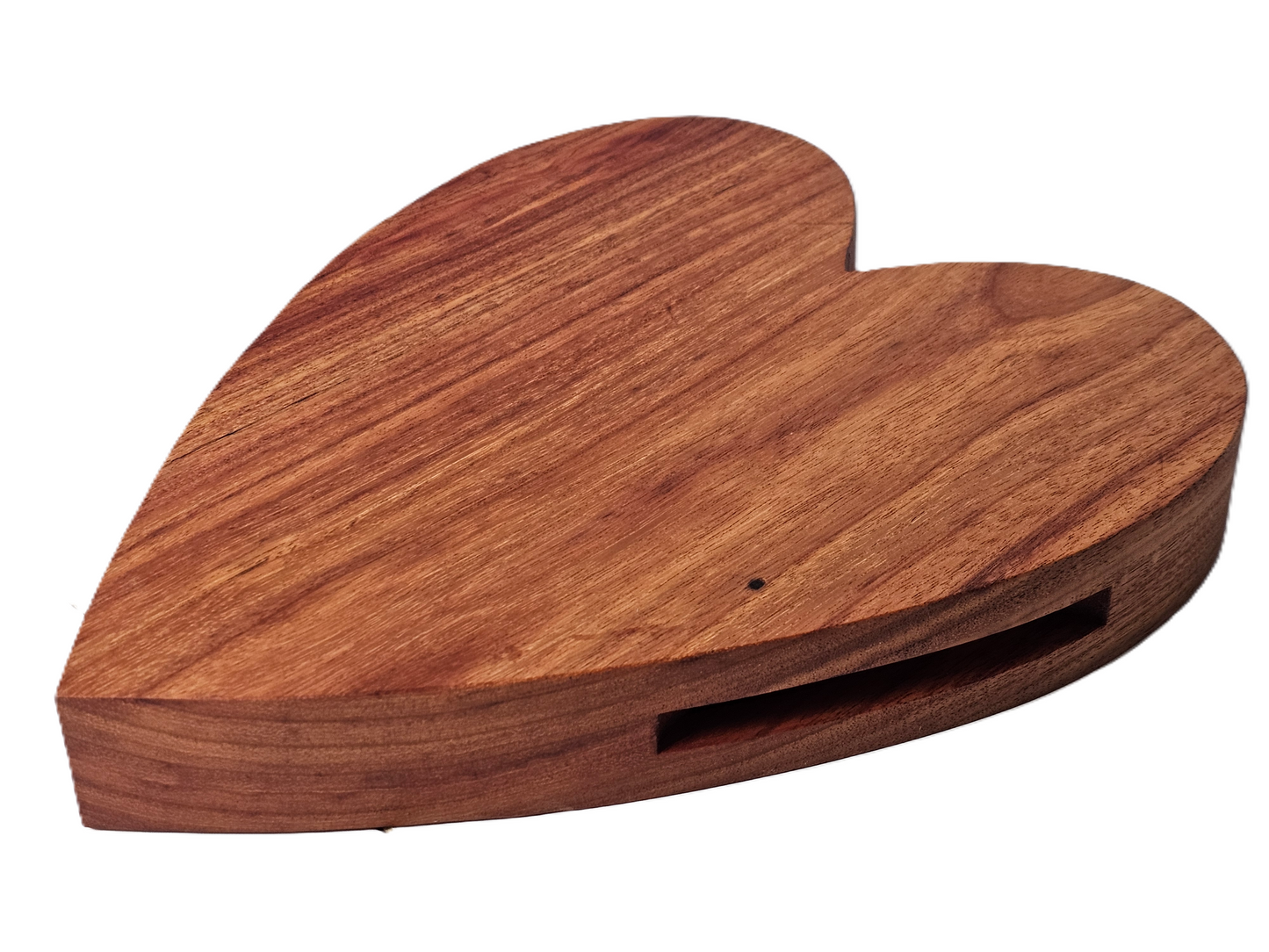 Holzschale in Herzform