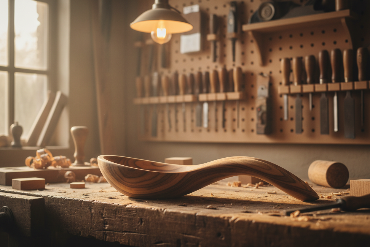 Servierer in Löffelform