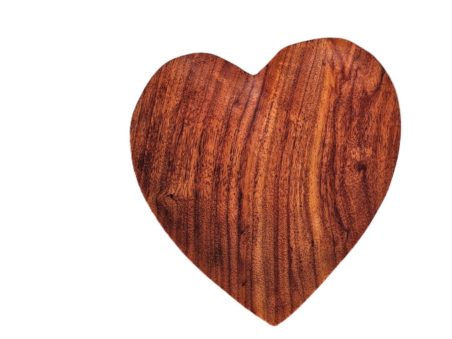 Holzschale in Herzform