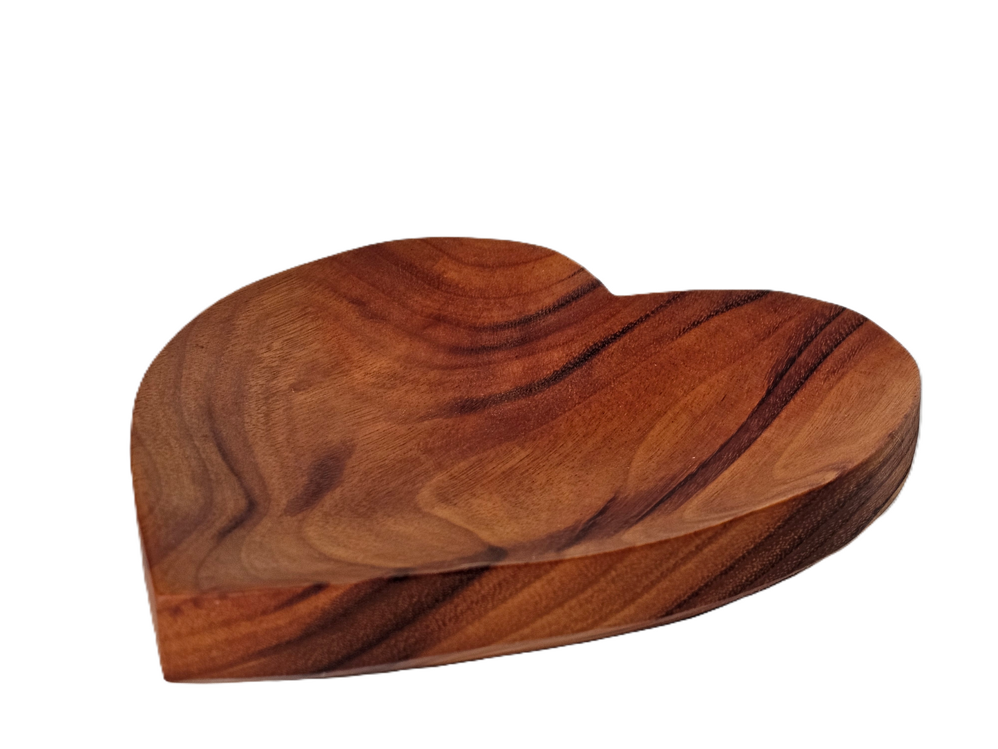 Holzschale in Herzform