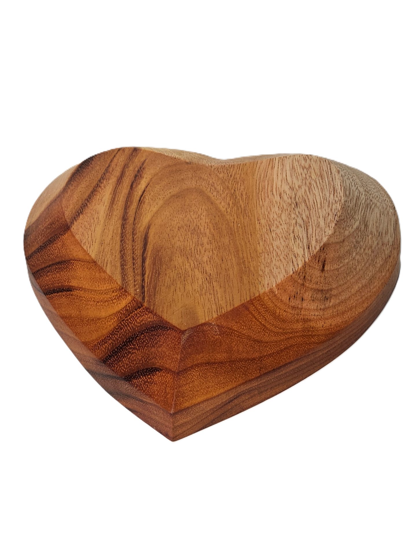 Holzschale in Herzform