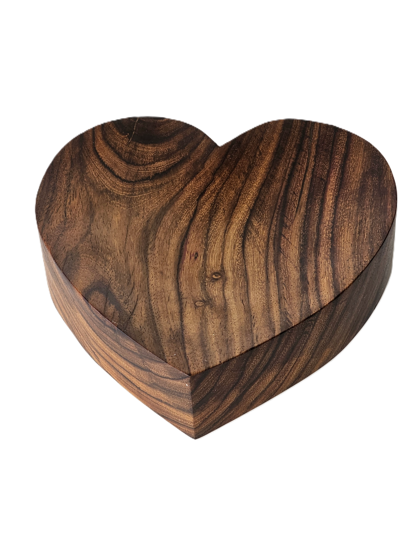 Holzschale in Herzform