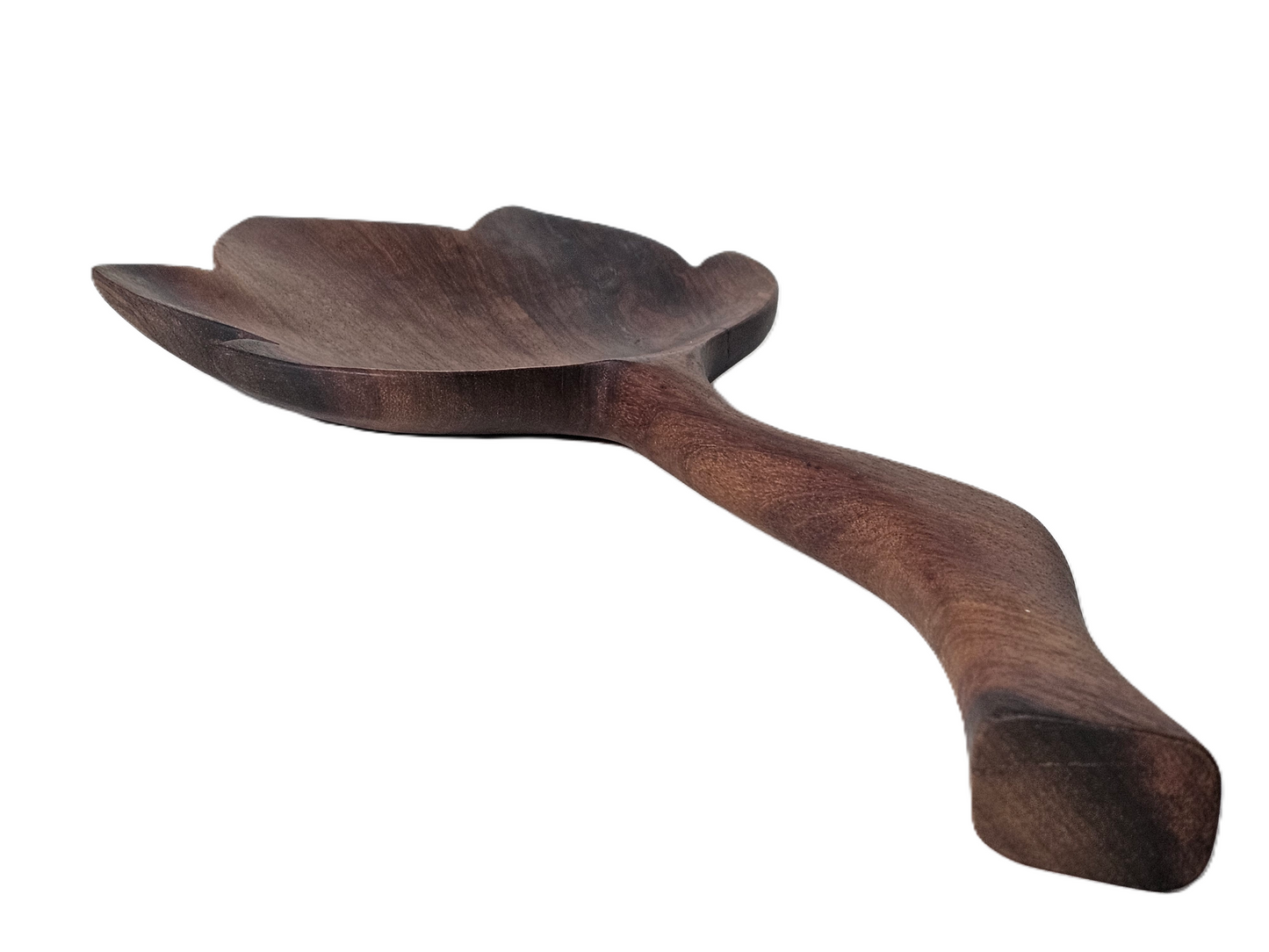 Servierschale in Blattform - Santa Holz