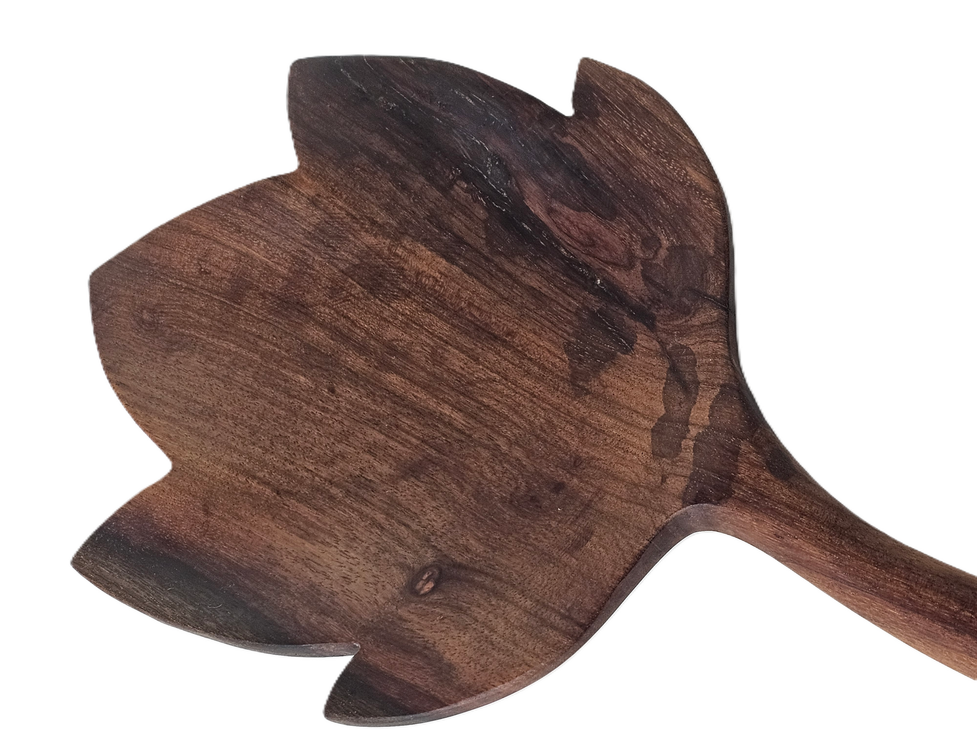 Servierschale in Blattform - Santa Holz