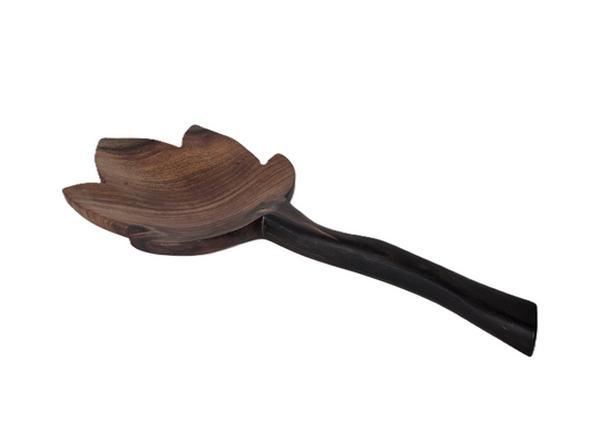 Servierschale in Blattform - Santa Holz