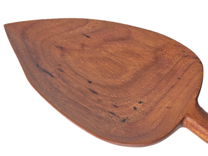 Servierschale in Blattform - Santa Holz