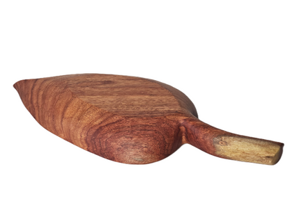 Servierschale in Blattform - Santa Holz