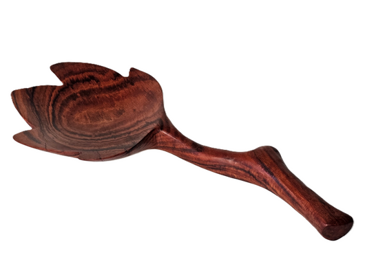 Servierschale in Blattform - Santa Holz