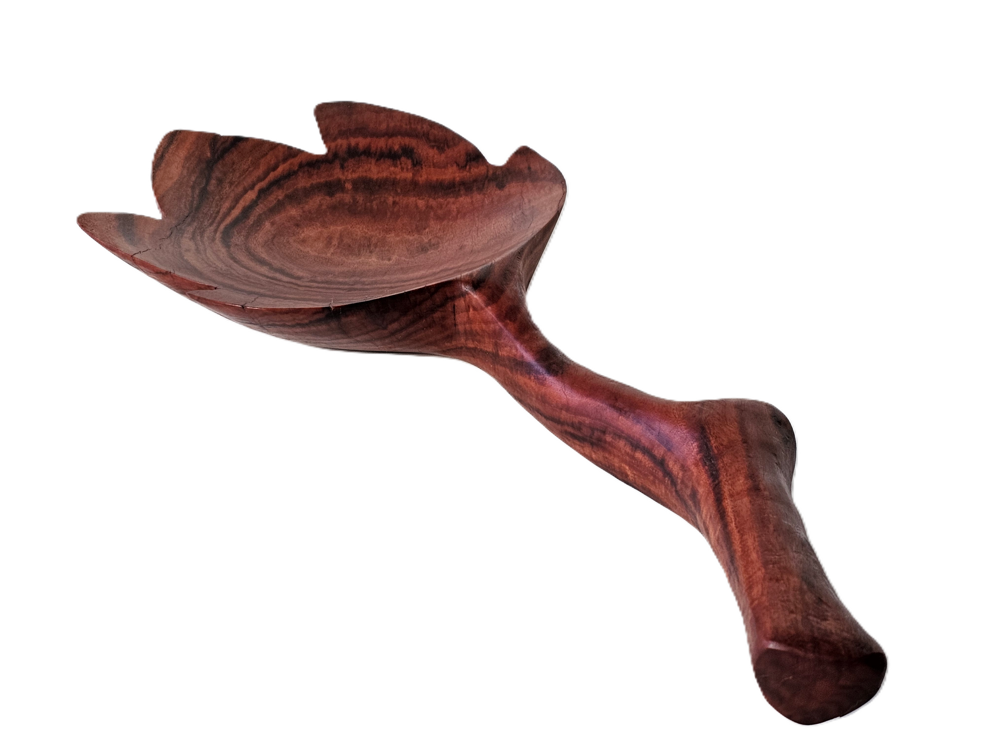 Servierschale in Blattform - Santa Holz