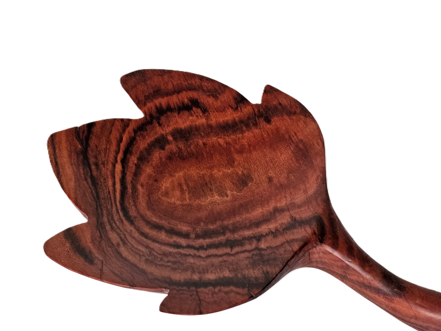 Servierschale in Blattform - Santa Holz