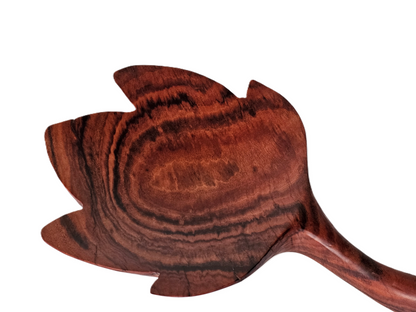 Servierschale in Blattform - Santa Holz