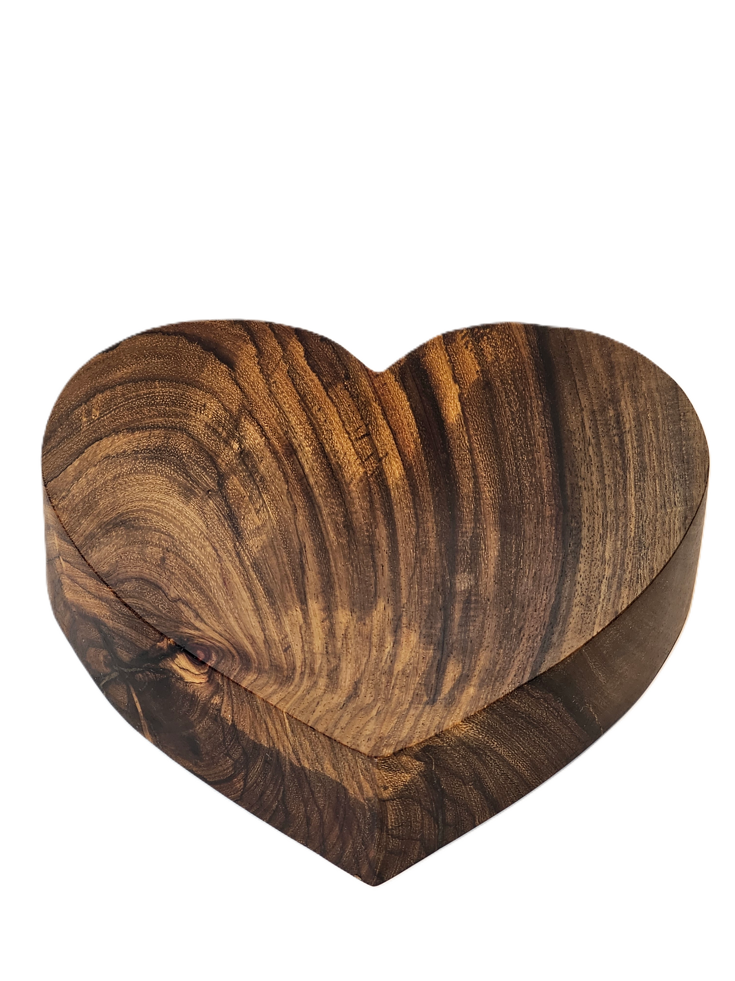 Holzschale in Herzform